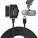 Quick Parking Mode DIY Hardwiring Kit Continuously Recording Mini USB Port Compatible with Vantrue N2 Pro dashcam dash camera car blackbox FREE window warning decor