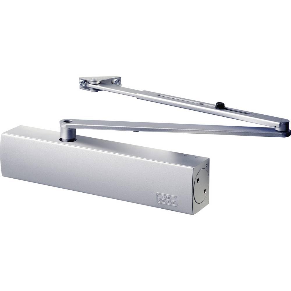 Burg Wächter Extra Strong Door Closer/Variable Strength Adjustment/Door Widths up to 75, 85, 95, 110, 125 and 140 cm/Door Weight up to 180 kg TS 4000 V S Silver
