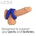 LYNK Cock Ring Black Medical Grade Silicone for Men, Set of 3 Intimate Enhancer Support Rings Small Medium Large, Last Longer Get Harder Erections