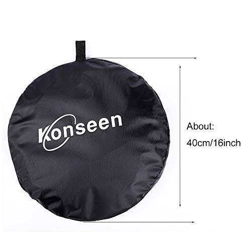 35 x 47 inch Photography Collapsible Reflector Photo Video 7 in 1 Oval Blue Green Light Reflectors Disc Accessories Kit with Carrying Case for Outdoor Camera Vedio Lighting - Thumbnail 6