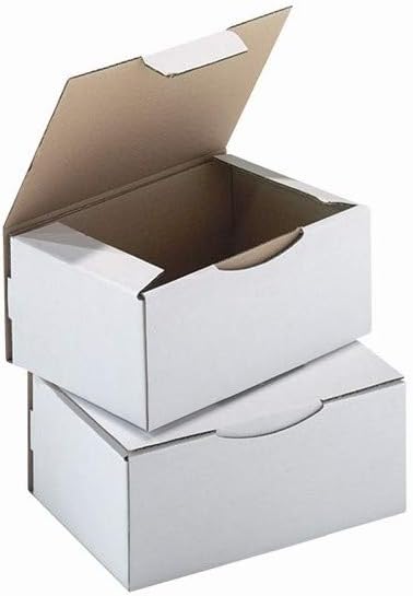 Lote de 1300 cajas postales blancas, 310 x 215 x 70 mm: Amazon.es: Oficina y papelería