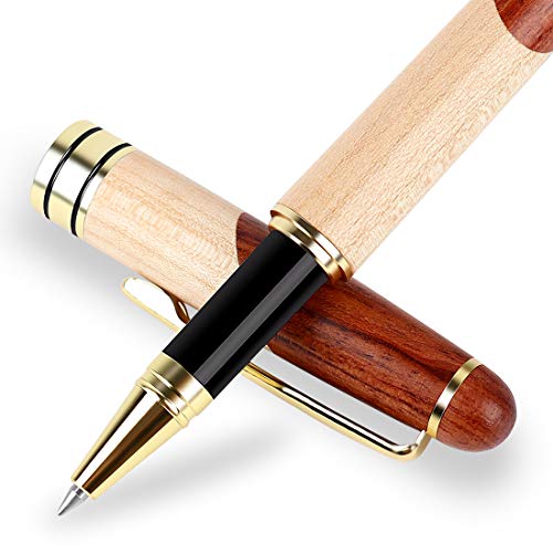 BEILUNER Luxury Wooden Ballpoint Pen Writing Set Elegant Fancy Nice