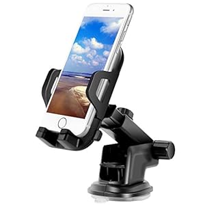 車載ホルダーFayTun車載スタンド 強力ゲル吸盤式 伸縮アーム 携帯ホルダー 横幅調節可 360度回転 スマホ 多機種対応 着脱簡単 高度自由調節