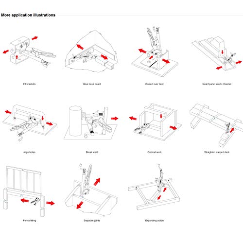 ExpandO Pliers, 10", ReverseAction Clamping Pliers, Clamping Pressure