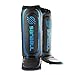 Sanabul Essential Hybrid Sleeve Kickboxing Shin Guards for MMA Shin Guards Muay Thai Shinguards - Blue, S/M