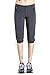 Nonwe Women's Quick Drying Breathable Zipper Pocket Capri Pants