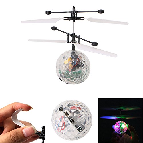Amazingbuy - RC Flying Ball, Helicopter Ball with Rainbow Shinning LED Lights for Kids, Flying Toy for Boys and Girls - Thumbnail 5