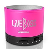 LiveBass Portable Wireless Bluetooth Speaker - High Quality Bass System - Home, Outdoor & Travel Use (Hot Pink)