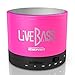 LiveBass Portable Wireless Bluetooth Speaker - High Quality Bass System - Home, Outdoor & Travel Use (Hot Pink)