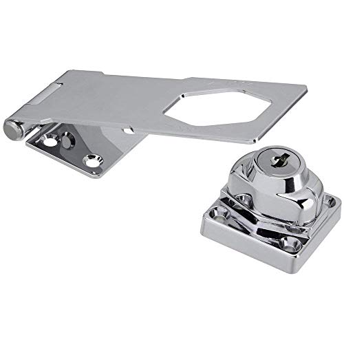 4 Packs+Keyed+Hasp+Locks+Stainless