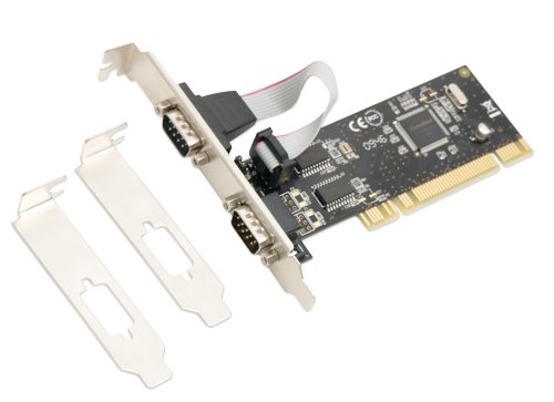 Best Connectivity SD-PCI15025 PCI Two Serial Ports Card with SystemBase Chipset SB16C1052PCI