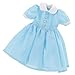 MonkeyJack 1/6 Doll Lovely Dress Skirt Clothes for 12in Blythe Pullip Azone Licca Costume Clothing Accessory Girls Pretend Play Toy Birthday Gift Blue