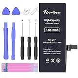 uowlbear 3300mAh Replacement 6 Plus Battery Compatible with IP 6 Plus A1522 A1524 A1593 Cell Phone with Replacement Kits