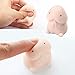 QBABY 12 Pcs Novelty Squishy Toy Mini Squeeze Ball Slow Rising Anti Stress Dolls Tricky Gifts Stress Relief Toy for Kids Adults (12Pcs Ding ding)