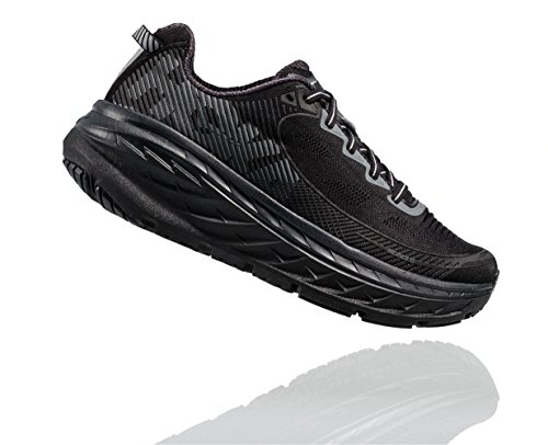 Hoka one one women s bondi 5 road running shoe,black/an…