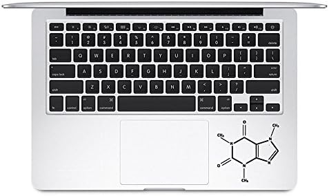 Caffeine Molecule Trackpad Keyboard Vinyl Decal Sticker for Apple Mac Air Pro Laptop Sticker