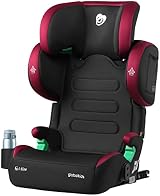 globalkids i-Size High Back Booster Car Seat Group 2/3 ISOFIX 15-36 kg Red Black view 1