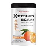 Scivation Xtend BCAA Powder, Branched Chain Amino Acids, BCAAs, Tangerine, 30 Servings