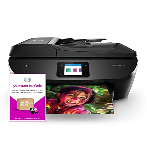 HP ENVY Photo 7855 All in One Photo Printer (K7R96A) and Instant Ink 5