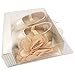 Rising Star Baby Girl's Shoes and Headband Gift Box Set, Gold Flower, 0-6 Months