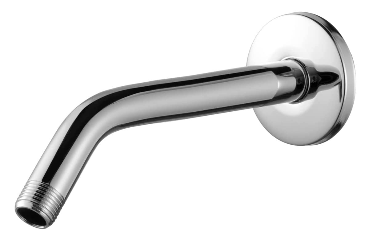 Bargin vs Quality Curved Forward 30 cm Small Universal Handheld Shower Replacement Shower Extension Shower Flange Shower Pipe Arm Wall Mount Fixed
