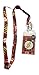 DC Comics The Flash Character LANYARD ID Holder Keychain w/ Logo Charm