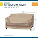 Duck Covers Elegant Waterproof 52 Inch Patio Loveseat Cover, Patio Furniture Covers