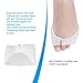 Auqi Gel Bunion Pads Forefoot Cushion,Half Toe Sleeve Metatarsal Pads for Pain Relief -1Pair
