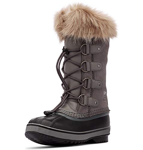 Sorel - Youth Joan of Arctic Waterproof Winter Boot for Kids, Quarry, 6 M US