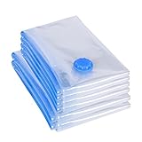 SONGMICS 6 Pack Vacuum Seal Storage Bags Space Saver Bags for Clothes Jumbo and X-Large ULVB06A