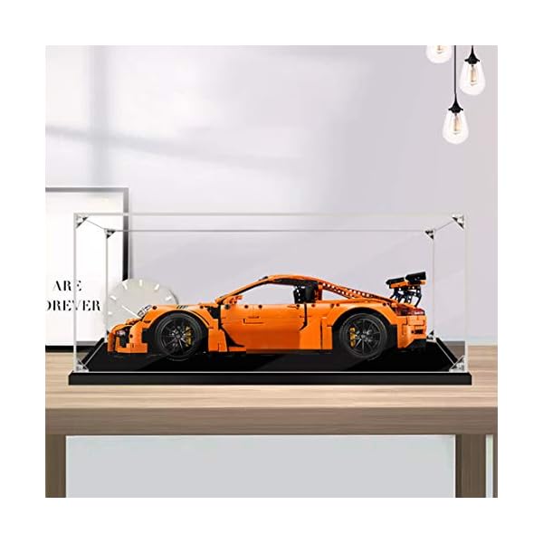 DAN DISCOUNTS Acryl Schaukasten Vitrine Display case Schaukasten Boxen für Lego Technic Porsche 911 GT3 RS 42056 (Ohne Lego Modell) – Bild 3