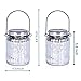 Solar Mercury Glass Jars 2 Pack Outdoor Table Lamps (Silver)