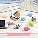 TUPARKA 18 PCS Animal Cable Protector Cute Animal Charger Cord Saver USB Charging Cable Protector Works with Most Cell Phone Charging Cable