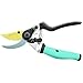 Best Garden Clippers - Titanium & Teflon Coated Blades - Traditional Bypass Pruning Shears. Garden Scissors With Anti Slip Ergonomic Rotating Handle. Garden Tool Avoids Carpal Tunnel & Blisters.