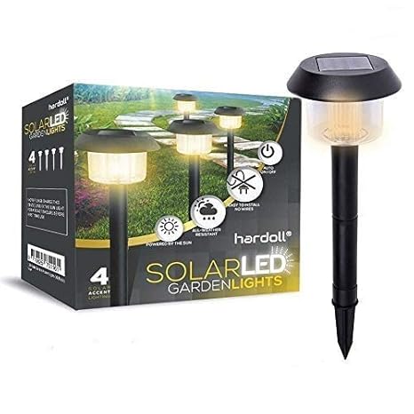 Hardoll Solar Lights For Home Garden Led Outdoor Decoration Lamps Waterproof Path Lights Warm White Pack Of 8 Amazon In Garden Outdoors