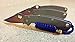 4 Electric Blue Todd Begg Inspired Paracord Knife Lanyards / Zipper Pulls w/ Gold Skull Bead