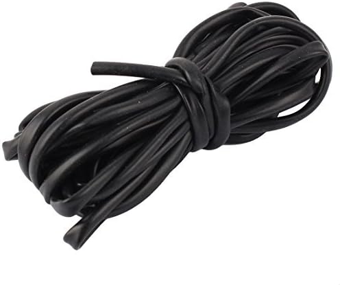 EbuyChX Soft Plastic Aquarium Flexible Air Water Hose Pipe Tube 5 Meter Haba ng Black