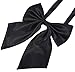 SYAYA Pre Adjustable Women Bow Tie, Girls Necktie Bowtie For Japanese Uniform/Fairy Godmother, Christmas/Cosplay/Party B1(black)