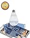 360° Panoramic Fisheye IP Wireless WiFi Security Light Bulb Camera LED Baby &Pet Camera with Motion Detection, Two Way Audio, Night Vision