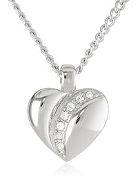 Bulova 96 x 111 de la mujer colgante de vidrio y brazalete Set Esfera Blanca Reloj
