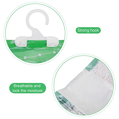 Somune Wardrobe Moisture Absorber Packets (6 Pack), Hanging Closet
