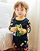 VAENAIT BABY Kids Boys Girls Long Sleeve Cotton Sleepwear Pajamas 2pcs Set Buddy Dino 4-5T/L