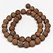 Lynxus Matte Wood Grain Jasper Loose Beads 10mm 37 Beads Per 15.5