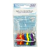Tepe Interdental Brushes Mix Trial Pack - 1 Packet Of All 8 Colours & Sizes Mixed (8 Brushes) by Tepe