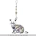 Marte&Joven Valentine's Day Gifts Cute Cat Necklace Enamel Cartoon Cats Pendant Jewelry for Women Friends