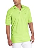 IZOD Men's Short-Sleeve Solid Oxford Pique Polo Shirt