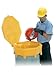 UltraTech 0499 Polyethylene Global Ultra-Drum Funnel with Spout and Hinged Cover, 5 Gallon Capacity, 29