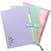 Accordion Folder Expanding File Organizer | File Folders Organizer for Paper with 5 Pockets Plastic File Folders Filing Organizer by Lizz Express