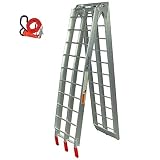 Pit Posse Pp2755 Motorcycle Folding Loading Ramp Aluminum 89" Dirt Bike Street Bike 750Lbs Rated