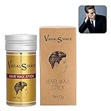 Hair Styling Wax, 75g/Bottle Hair Wax Stick Long-last Natural Hairstyle Model Styling Broken Hair Gel Wax Cream